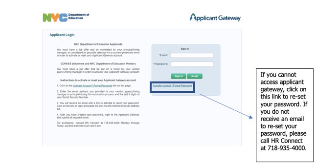 How do I access the Applicant Gateway? – TeachNYC